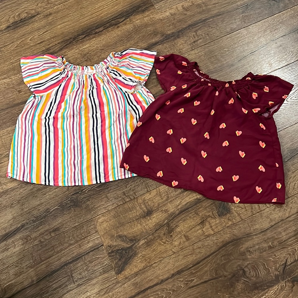 COPY - Cat & Jack Cap Sleeve Flowy Blouse